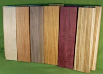 Exotic Wood Craft Pack - 12 Boards 3" x 12" x 7/8"  #912  $79.99